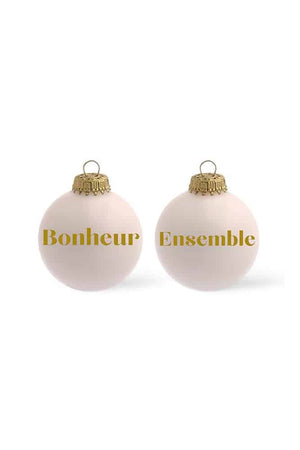 Boule de Noël 'Bonheur Ensemble' | BAUBELS