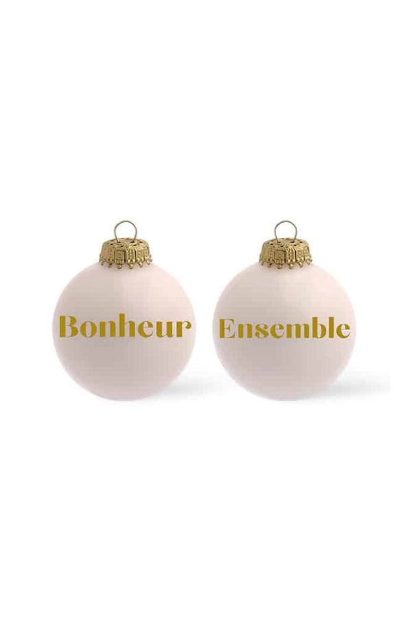 Boule de Noël 'Bonheur Ensemble' | BAUBELS