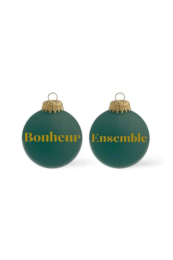Boule de Noël 'Bonheur Ensemble' | BAUBELS