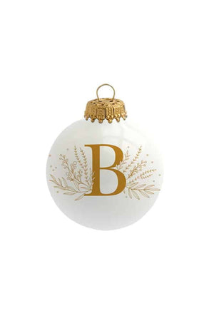 Boule de Noël 'Alphabet' par Sophie Rivière | BAUBELS