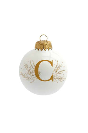 Boule de Noël 'Alphabet' par Sophie Rivière | BAUBELS