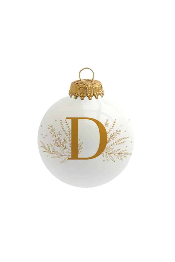 Boule de Noël 'Alphabet' par Sophie Rivière | BAUBELS