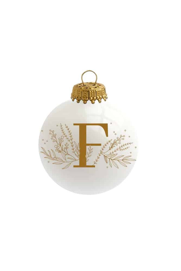 Boule de Noël 'Alphabet' par Sophie Rivière | BAUBELS