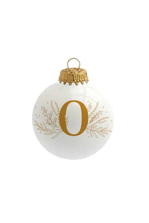Boule de Noël 'Alphabet' par Sophie Rivière | BAUBELS