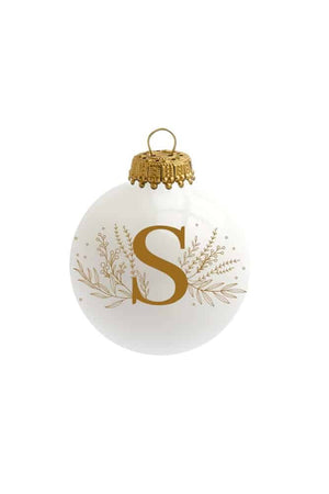 Boule de Noël 'Alphabet' par Sophie Rivière | BAUBELS