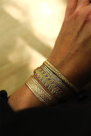 Bracelet duo 'Combo' Ania Peach Lavender + Eya Rg | MAAŸAZ