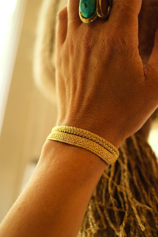Bracelet duo 'Combo' Eya Gold + Izy Gold | MAAŸAZ