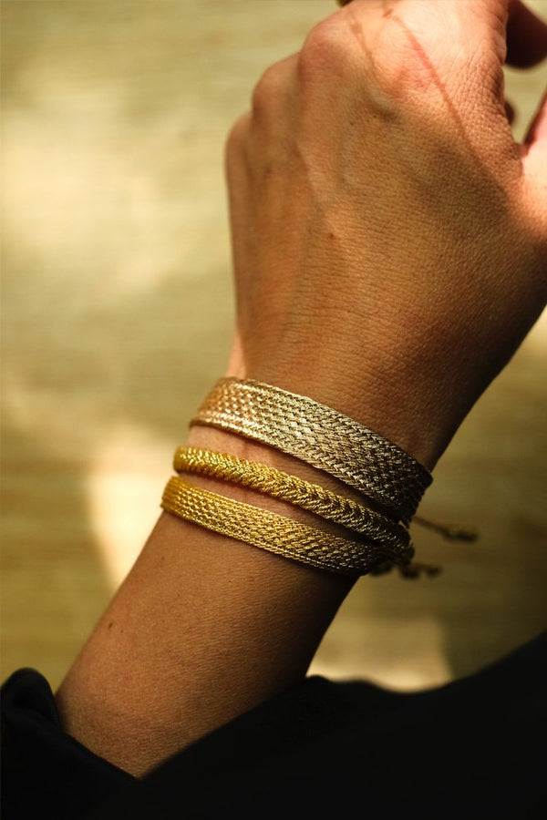 Bracelet duo 'Combo' Eya Gold + Izy Gold | MAAŸAZ