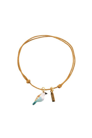 Bracelet 'Cordon' Oiseau Rollier | NACH BIJOUX