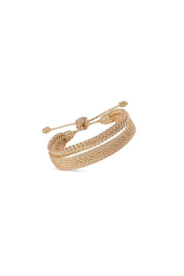 Bracelet duo 'Combo' Eya Gold + Izy Gold | MAAŸAZ