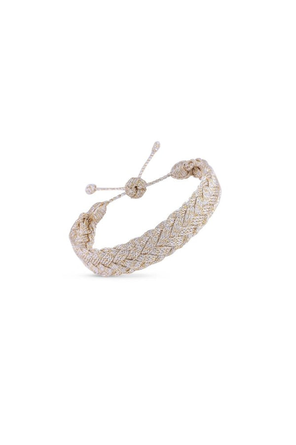 Bracelet simple 'Lira' Gold et Silver | MAAŸAZ
