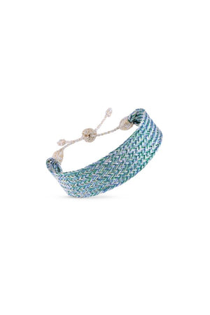 Bracelet simple 'Maxi Ania' n°1 Gold & Silver Cactus Green | MAAŸAZ