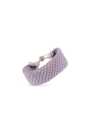 Bracelet simple 'Maxi Diyah' Gold & Silver Pink Powder Blue | MAAŸAZ