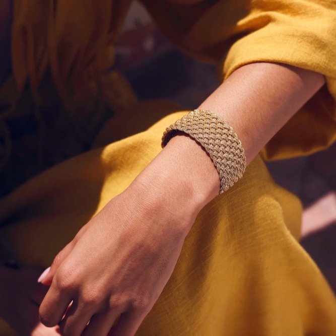 Bracelet simple 'Maxi Diyah' Rose Gold | MAAŸAZ