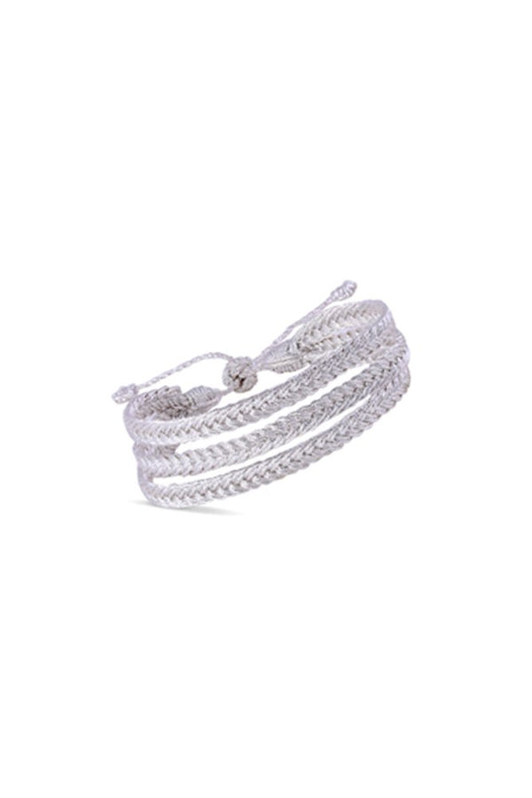 Bracelet trio 'Maxi Eya' Silver | MAAŸAZ