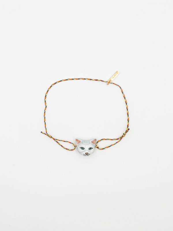 Bracelet 'Charm's' multicolore Chat 'Tabby' | NACH BIJOUX