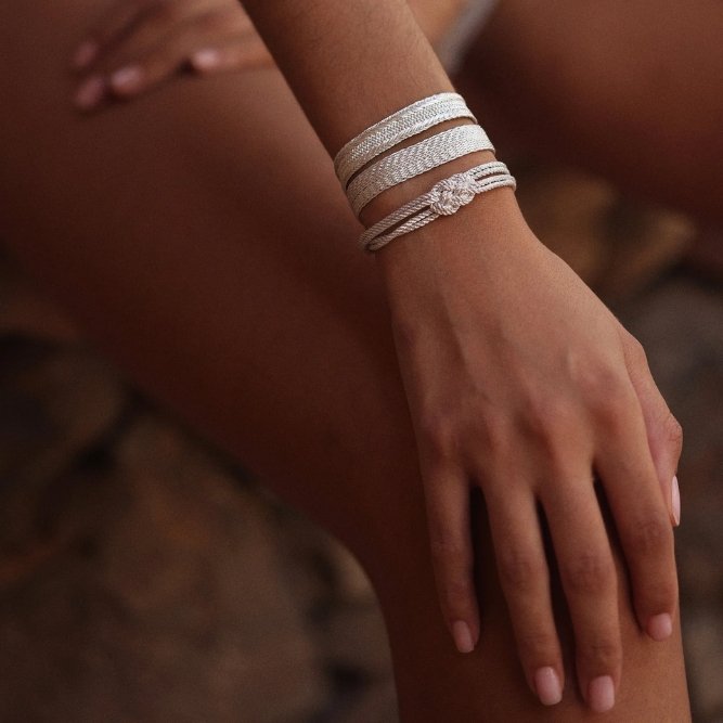 Bracelet simple 'Nerry' Silver | MAAŸAZ