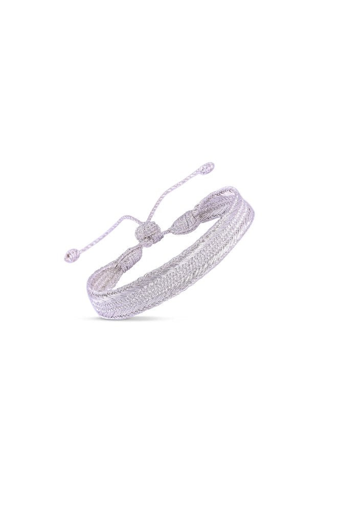 Bracelet simple 'Nerry' Silver | MAAŸAZ