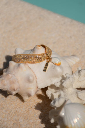Bracelet 'Twistband' Coquillage Nacré | NACH BIJOUX