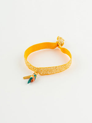 Bracelet 'Twistband' Orange Guêpier | NACH BIJOUX