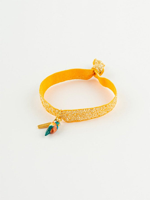 Bracelet 'Twistband' Orange Guêpier | NACH BIJOUX