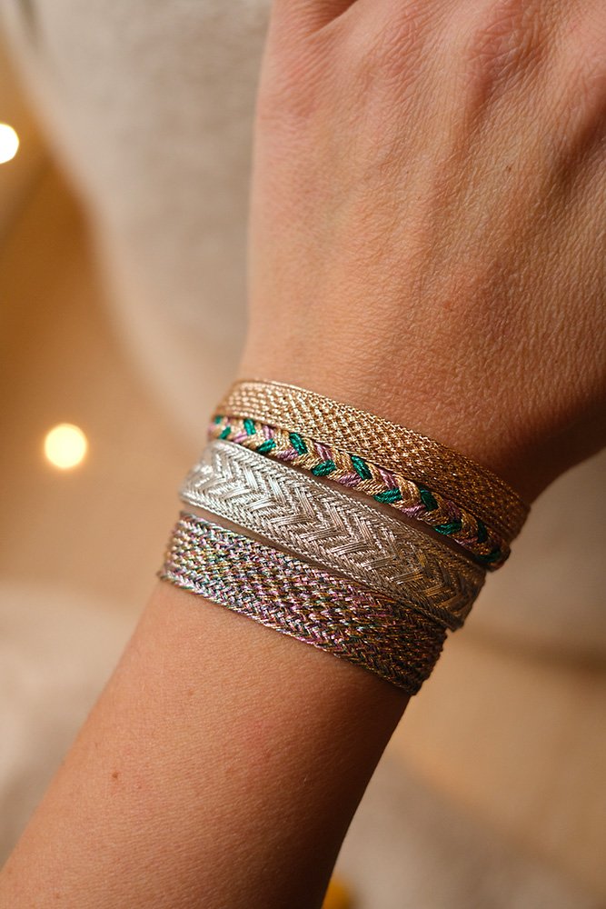 Bracelet simple 'Intermix' Silver | MAAŸAZ