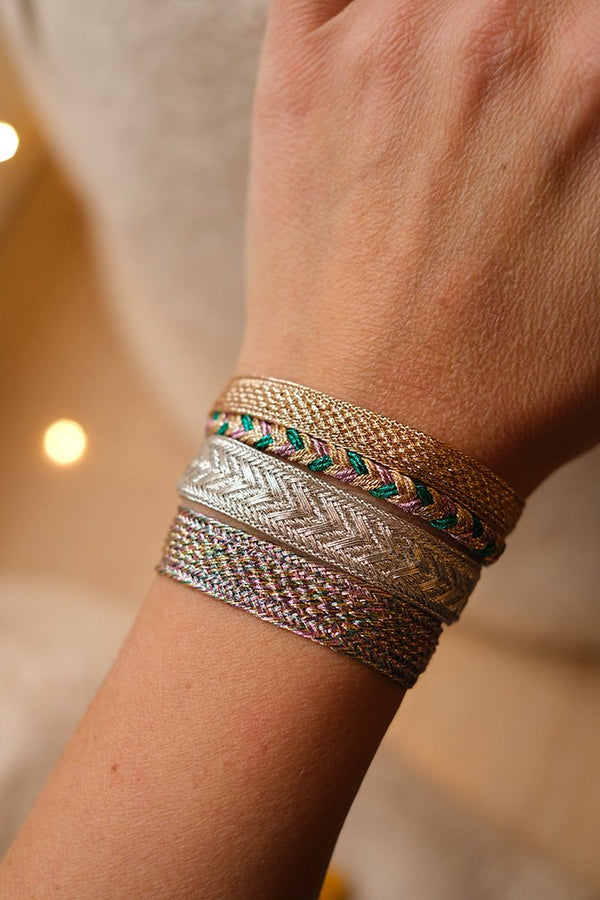 Bracelet simple 'Intermix' Silver | MAAŸAZ