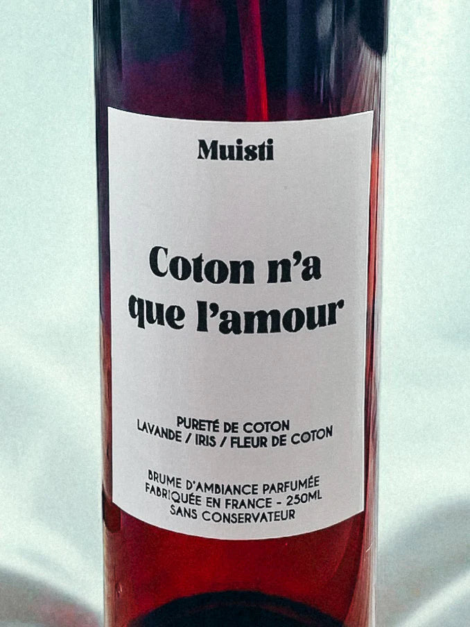 Brume d'ambiance 'Coton n'a que l'amour' | MUISTI