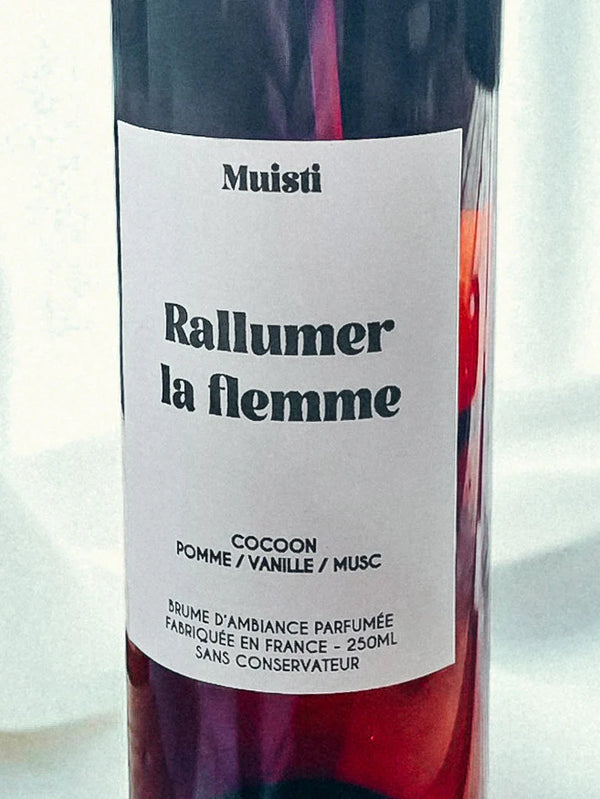 Brume d'ambiance 'Rallumer la flemme' | MUISTI