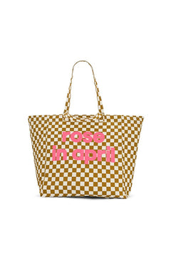 Sac cabas 'Elisa' Damier Caramel spécial Birthday | ROSE IN APRIL