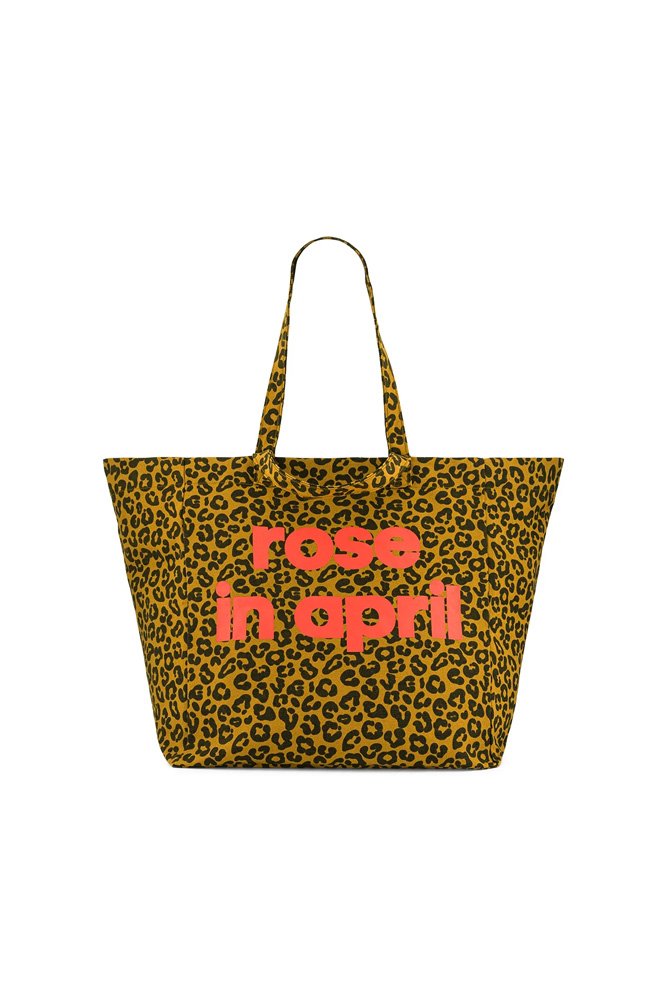 Sac cabas 'Elisa' Graou Caramel spécial Birthday | ROSE IN APRIL