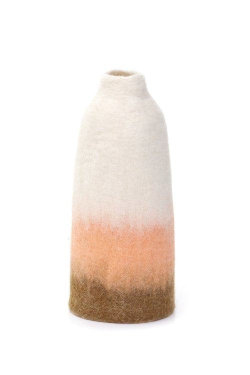 Cache-vase cloche M fusion en laine feutrée | MUSKHANE