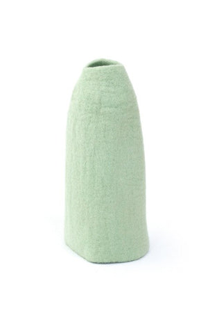 Cache-vase cloche M uni en laine feutrée | MUSKHANE