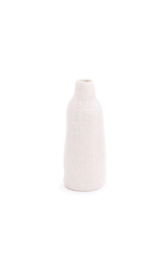 Cache-vase cloche M uni en laine feutrée | MUSKHANE