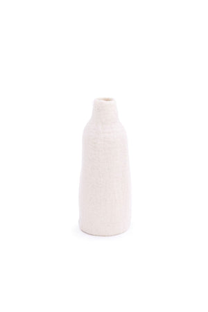 Cache-vase cloche M uni en laine feutrée | MUSKHANE