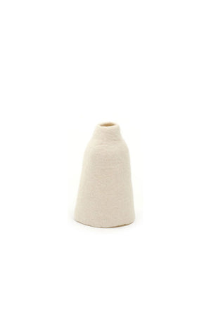 Cache-vase cloche S uni en laine feutrée | MUSKHANE