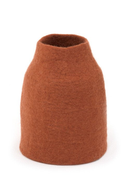 Cache-vase 'Pottery' en laine feutrée | MUSKHANE