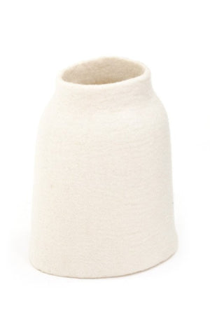 Cache-vase 'Pottery' en laine feutrée | MUSKHANE