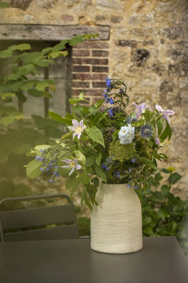 Cache-vase 'Pottery' en laine feutrée | MUSKHANE