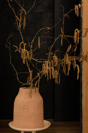 Cache-vase 'Pottery' en laine feutrée | MUSKHANE