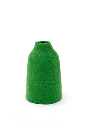 Cache-vase cloche S uni en laine feutrée | MUSKHANE