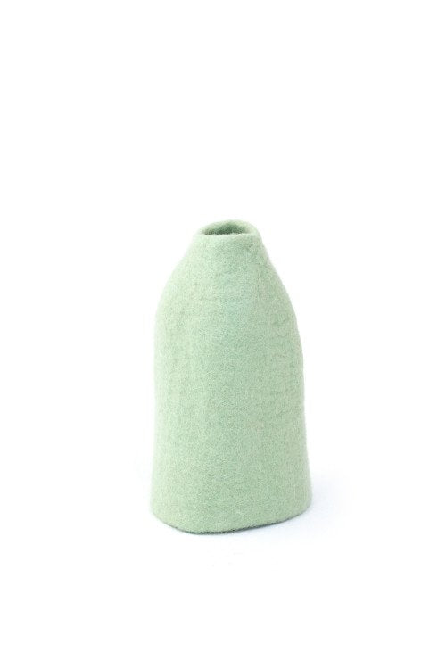 Cache-vase cloche S uni en laine feutrée | MUSKHANE