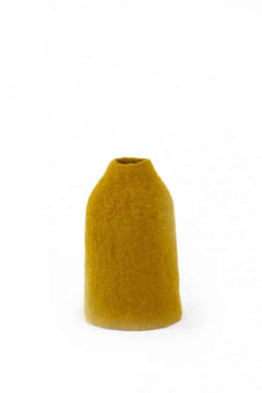 Cache-vase cloche S uni en laine feutrée | MUSKHANE