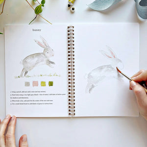 Cahier d'aquarelle 'Animals' | EMILY LEX STUDIO
