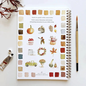 Cahier d'aquarelle 'Autumn' | EMILY LEX STUDIO