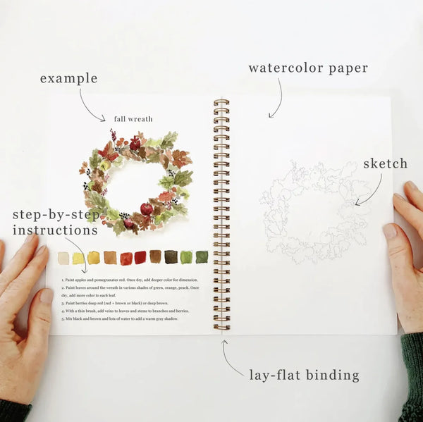 Cahier d'aquarelle 'Autumn' | EMILY LEX STUDIO
