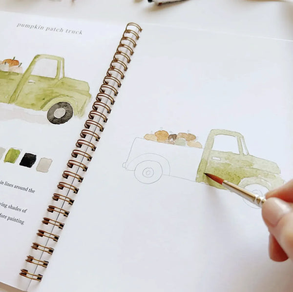 Cahier d'aquarelle 'Autumn' | EMILY LEX STUDIO