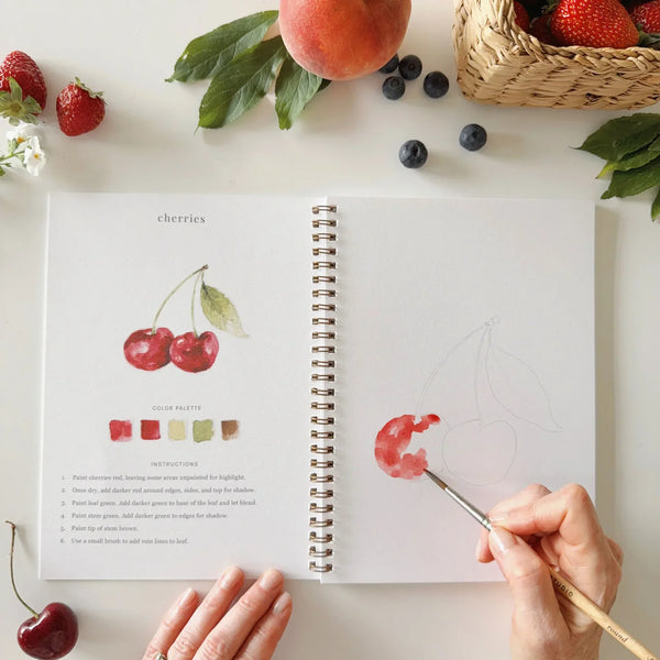 Cahier d'aquarelle 'Fruit' | EMILY LEX STUDIO