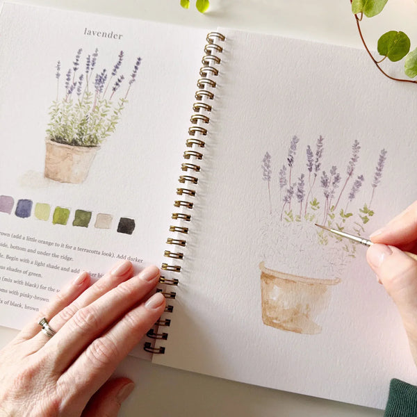 Cahier d'aquarelle 'Garden' | EMILY LEX STUDIO