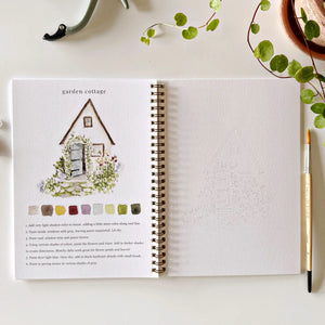 Cahier d'aquarelle 'Garden' | EMILY LEX STUDIO